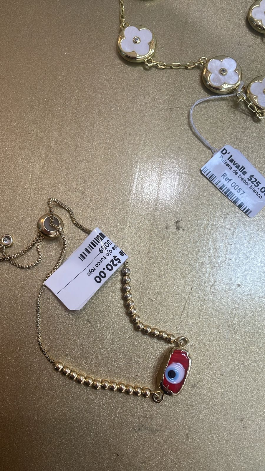 Pulsera de ojito turco rojo