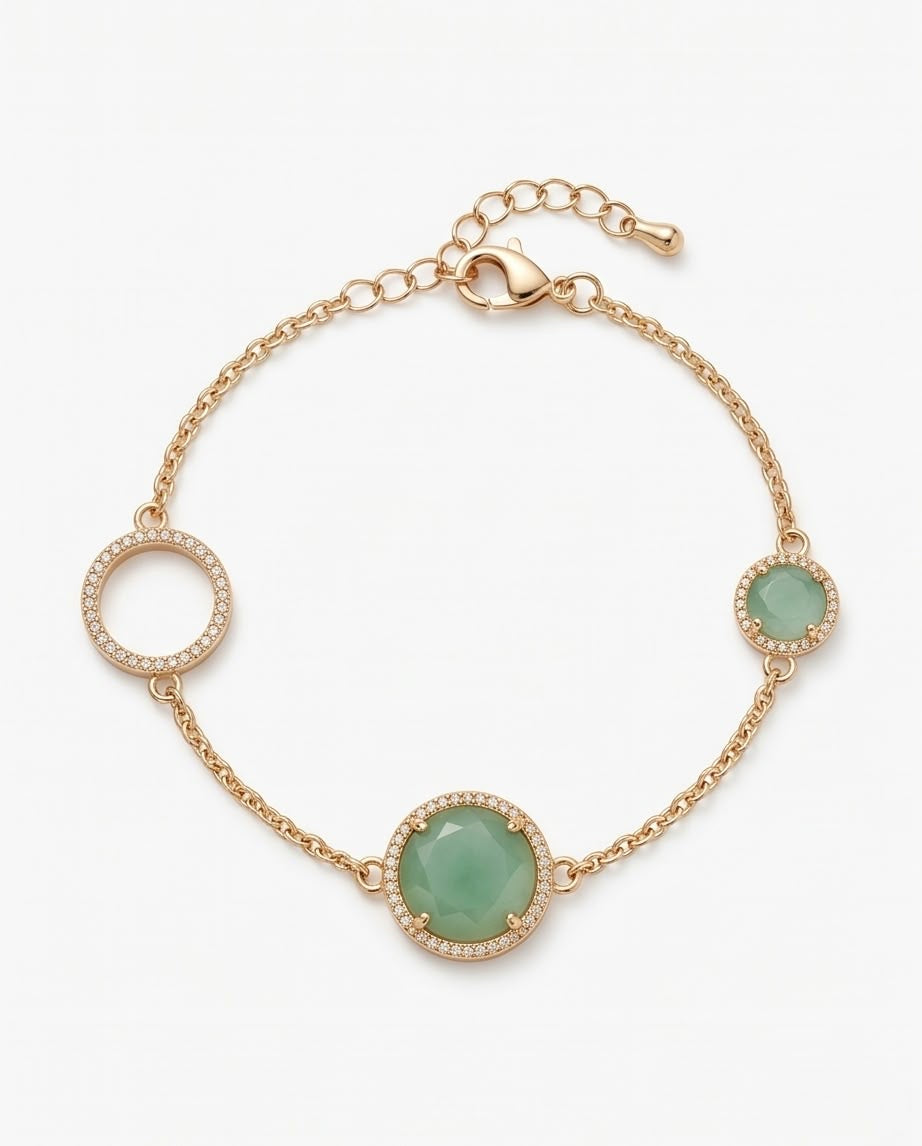 PULSERA DE BAÑO DE ORO MJ282
