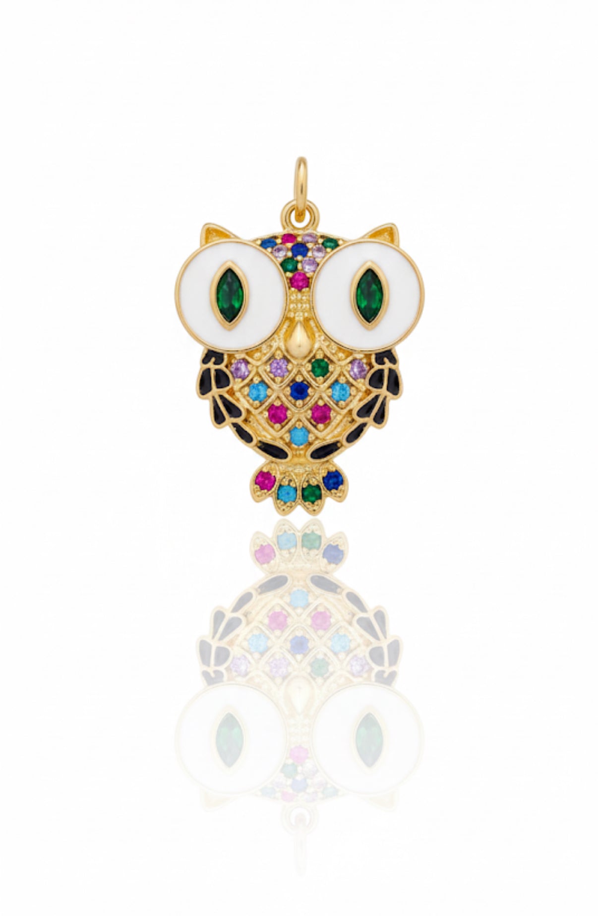 DIJE BUHO DE COLORES OJOS GRANDES