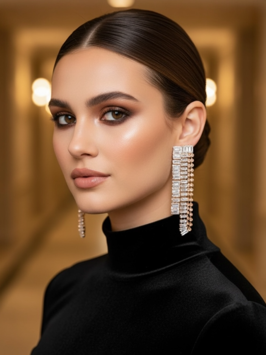 Aretes Largos Dorados / Plateados