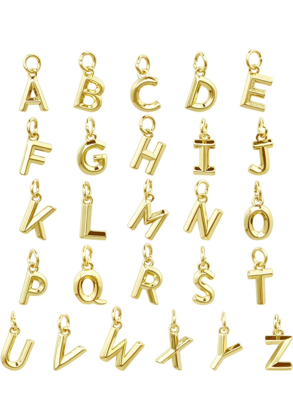 Dijes - letras / iniciales