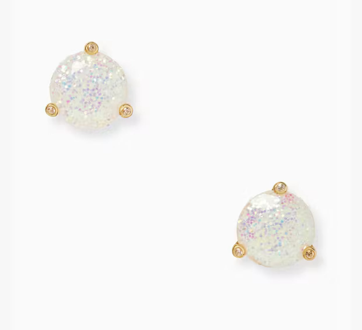 Aretes verde y blancos