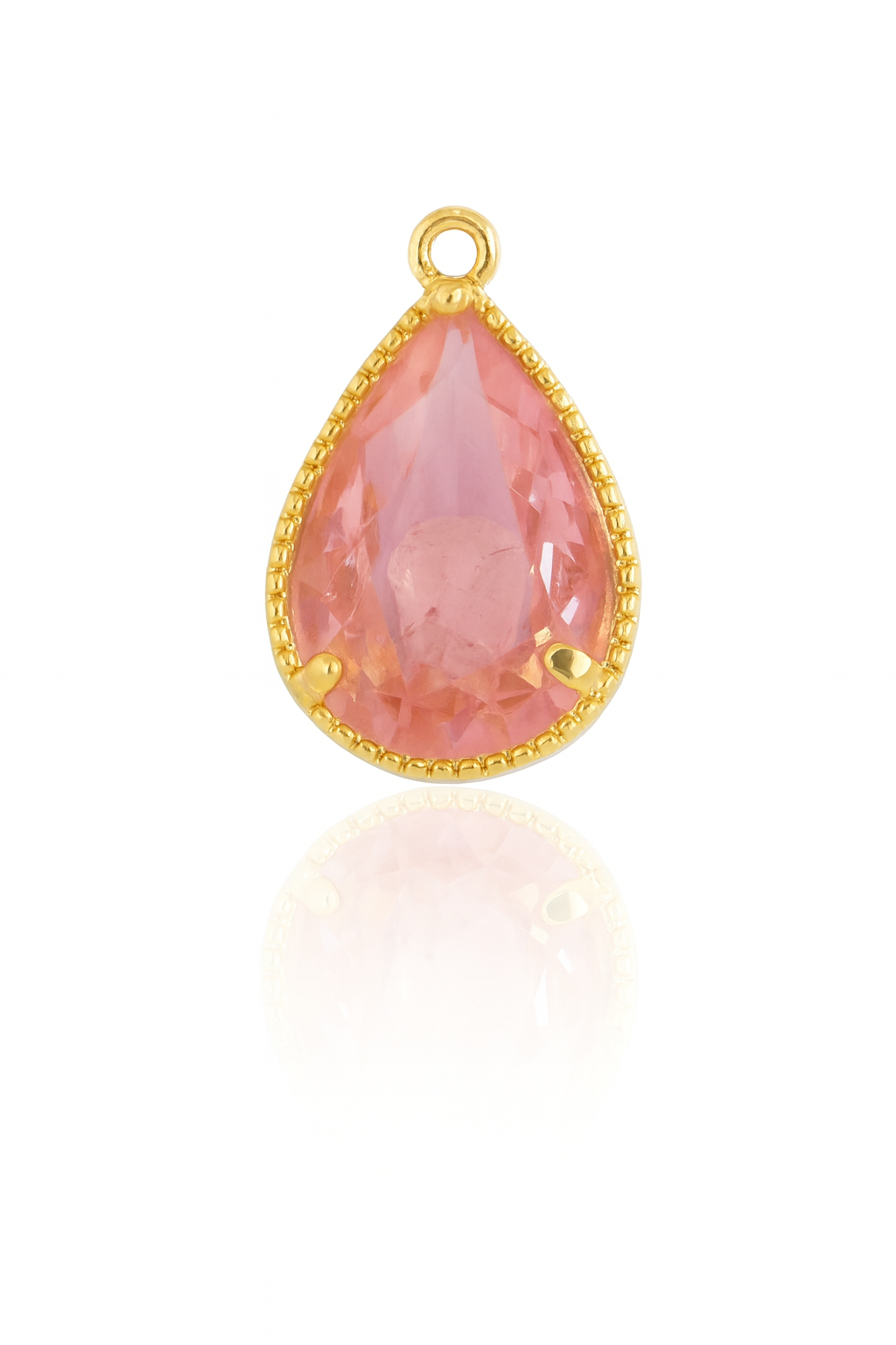 DIJE CRISTAL EN FORMA DE LAGRIMA