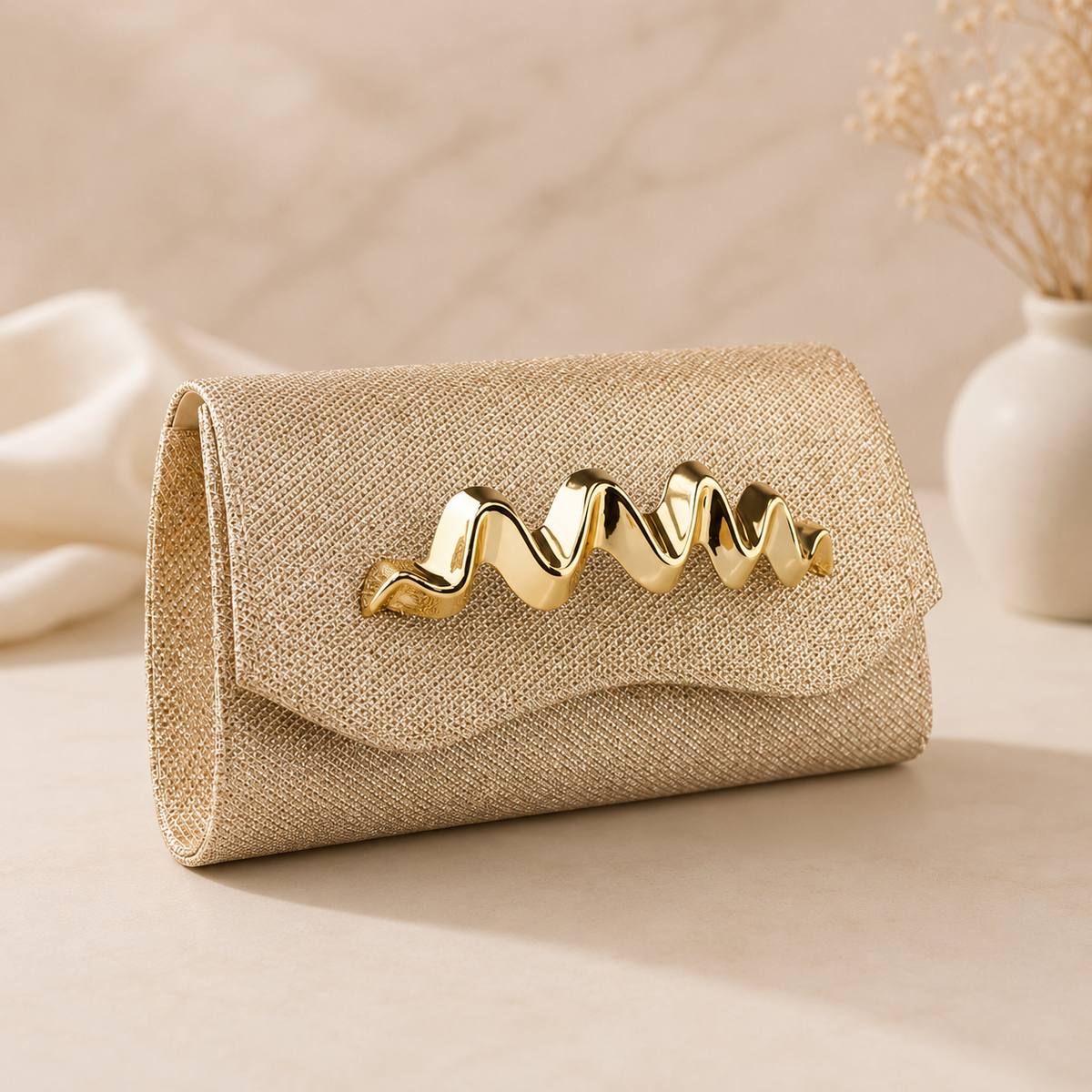 Clutch Ondina Champagne