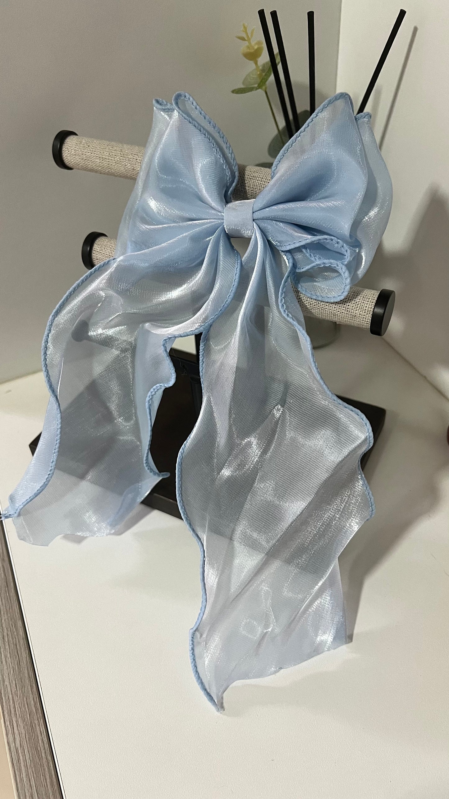 Lazo Chifon celeste