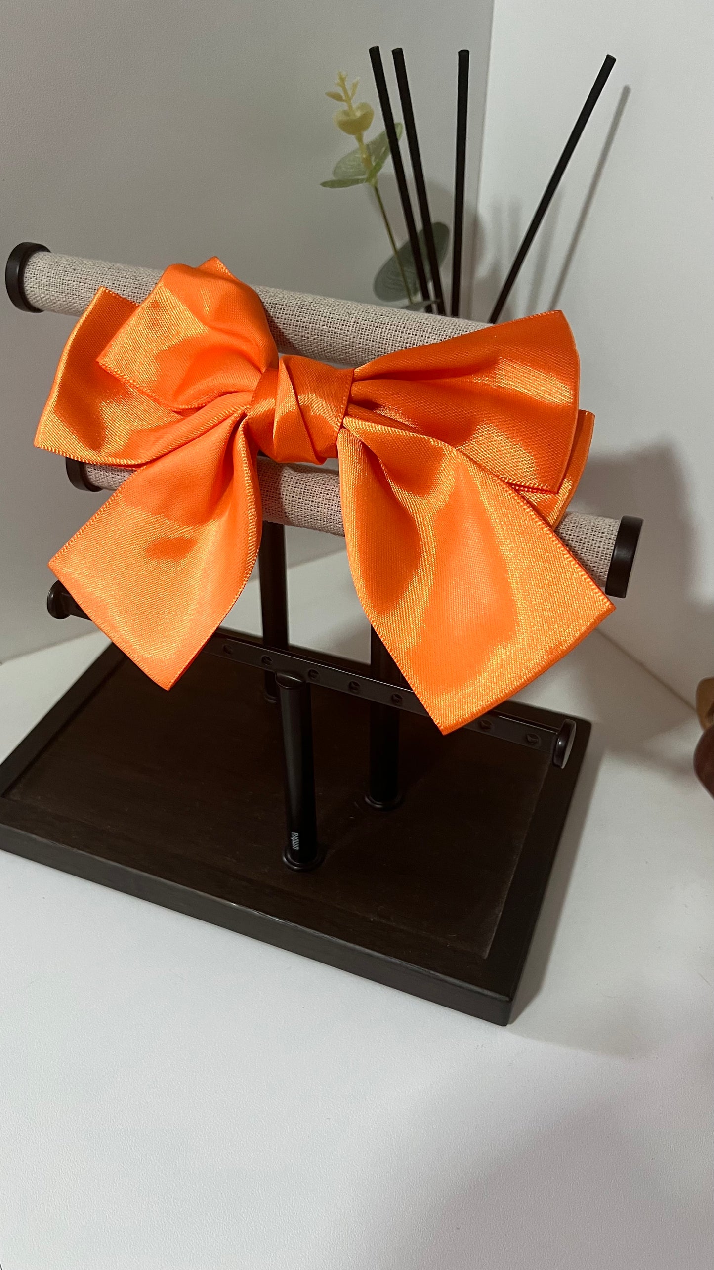 Lazo de satin Naranja 00804
