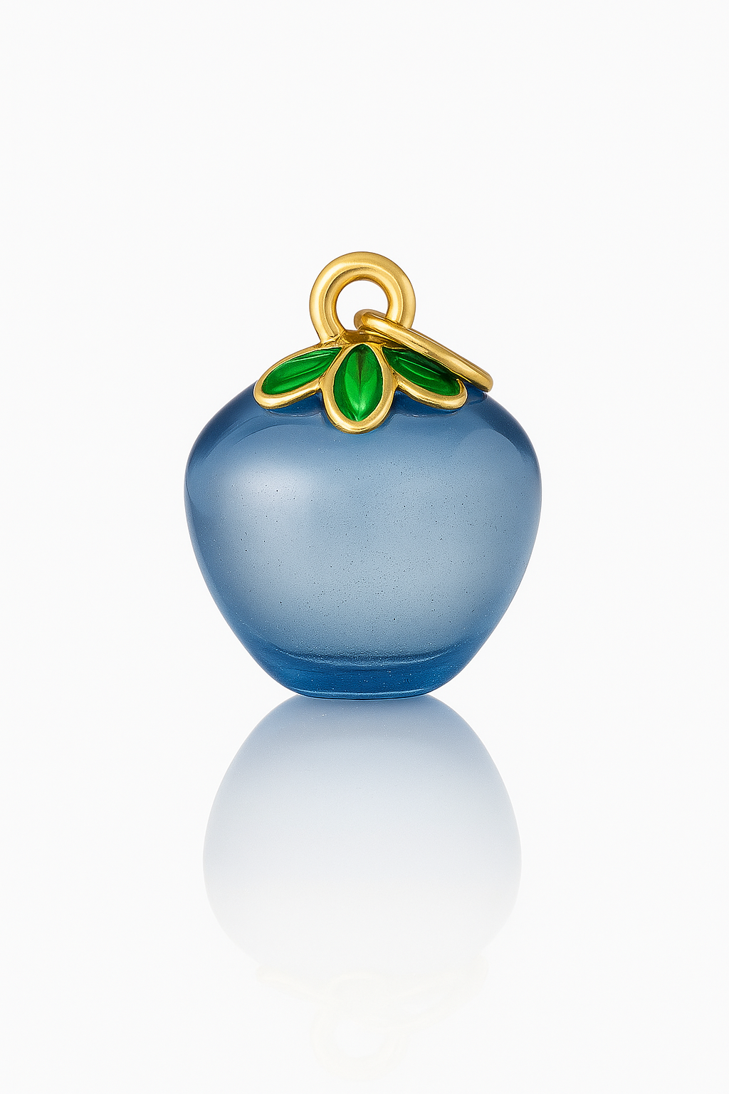 DIJE MANZANITA SEMITRANSPARENTE