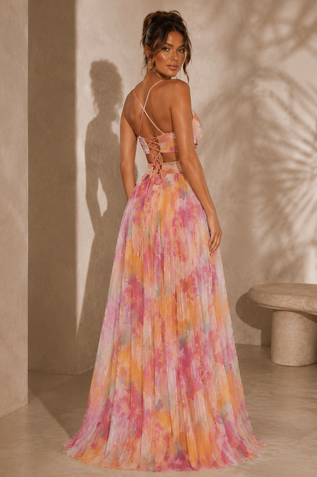 Painting Me Pretty Chiffons Gown