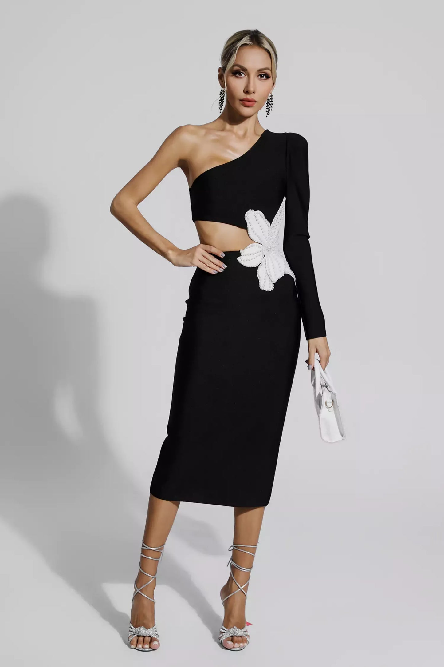 Vestido flor blanca