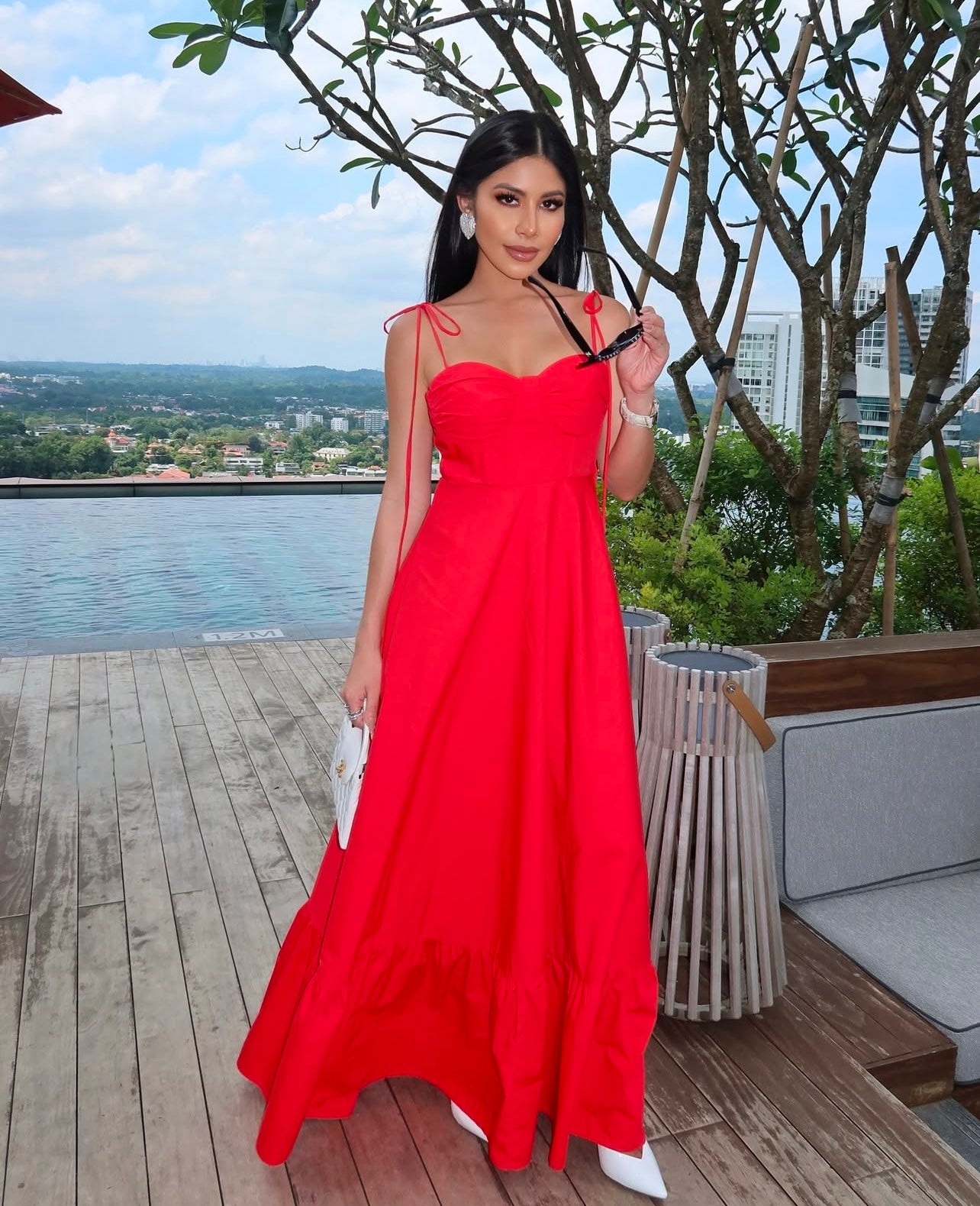 Alison Poplin Maxi dress