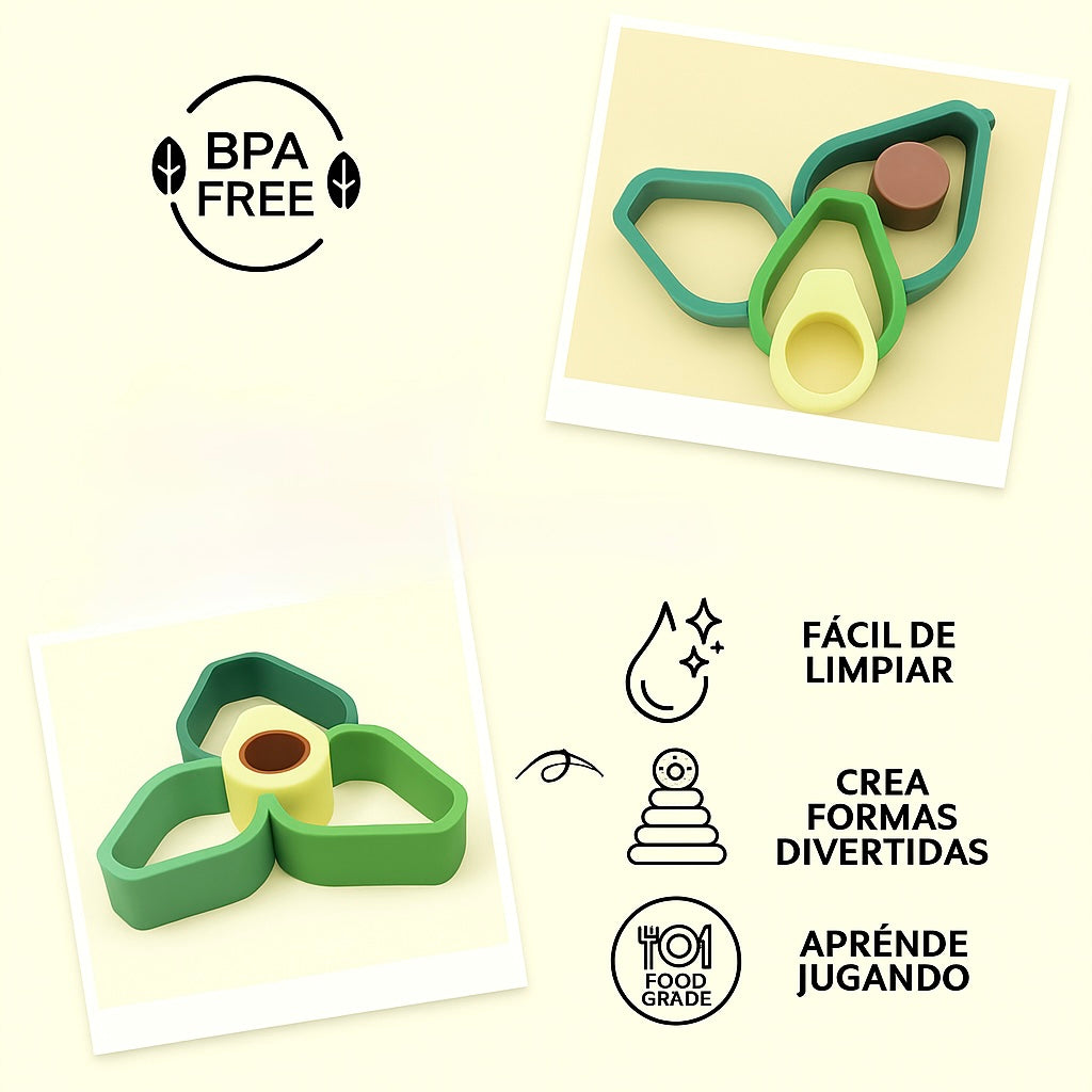 Bundle Stacking Toy Avocado