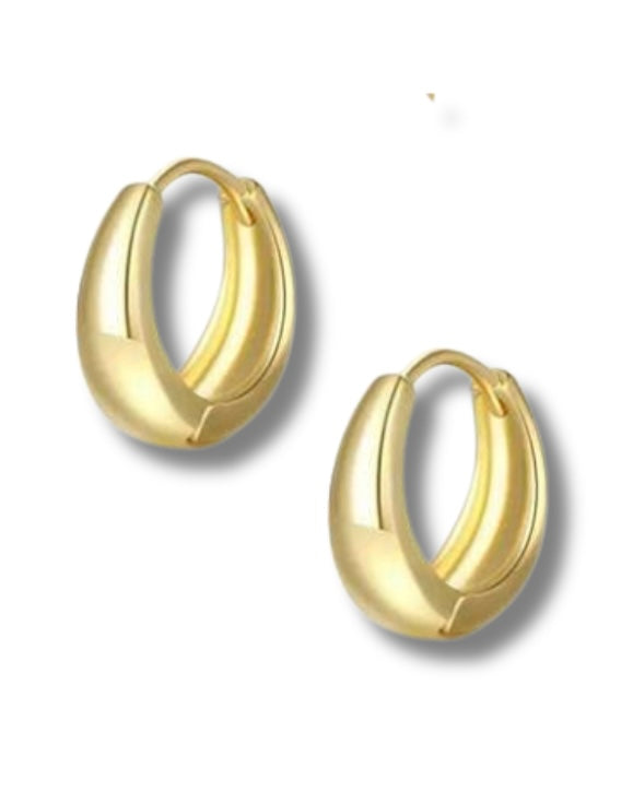 Aretes - huggies medianos