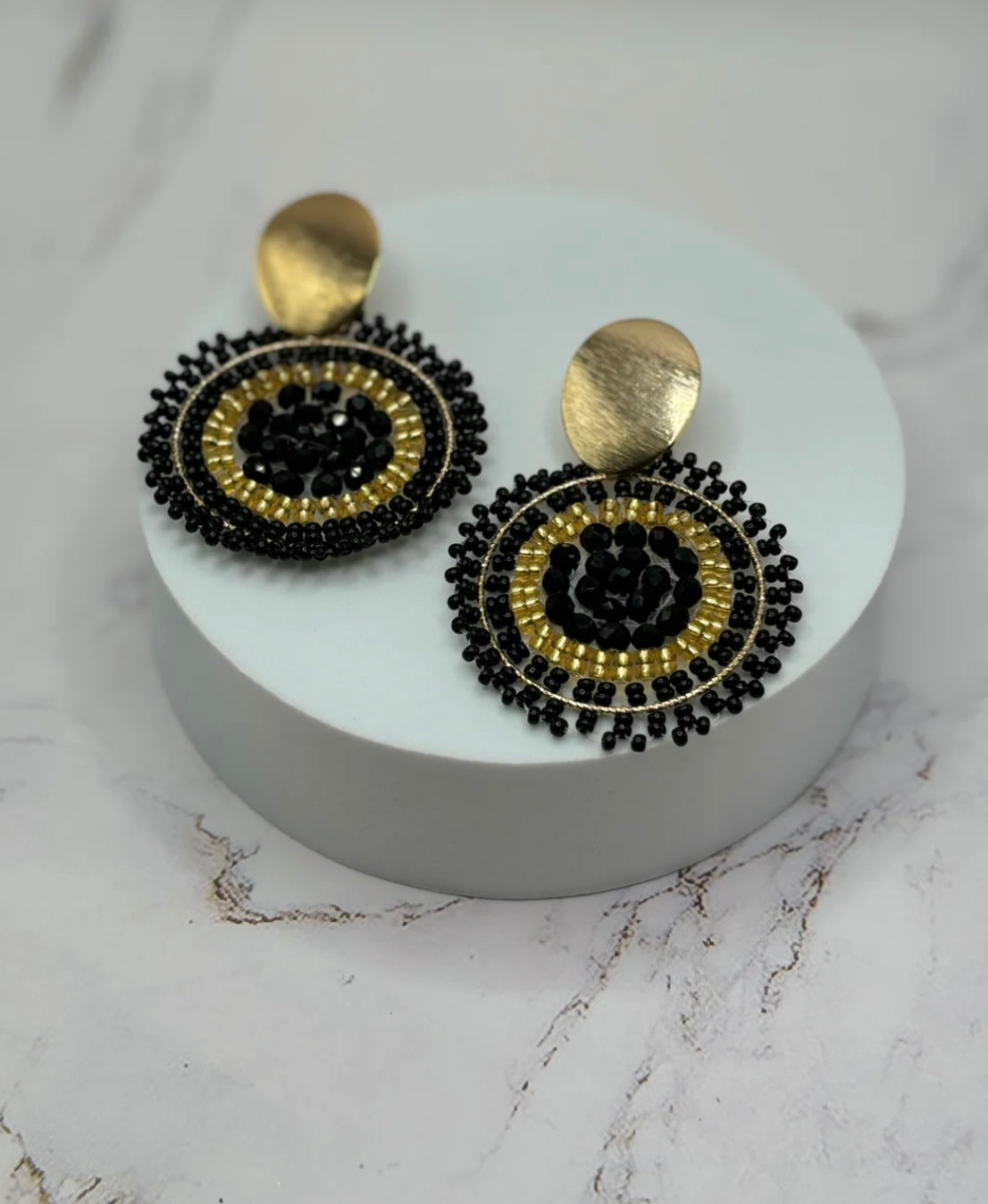 Handmade black & silver