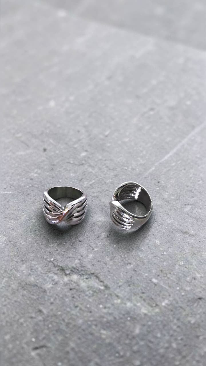 Anillo chunky acero inoxidable MJ201