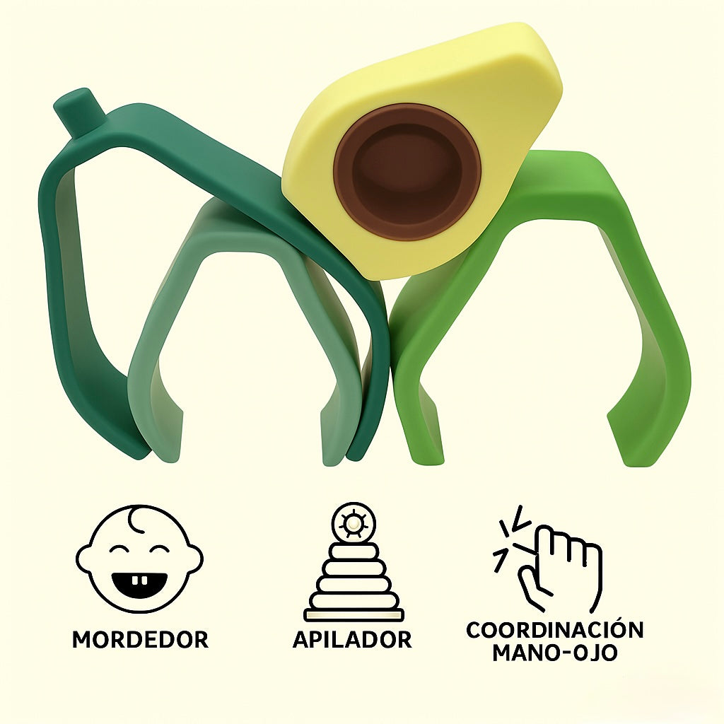 Bundle Stacking Toy Avocado
