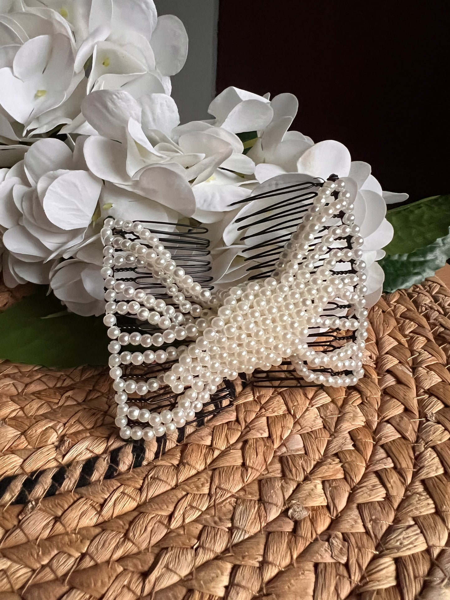 Horquilla con decoración de Perlas 01115