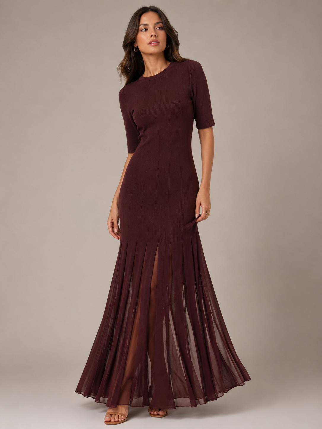 NOIR DRESS - BROWN