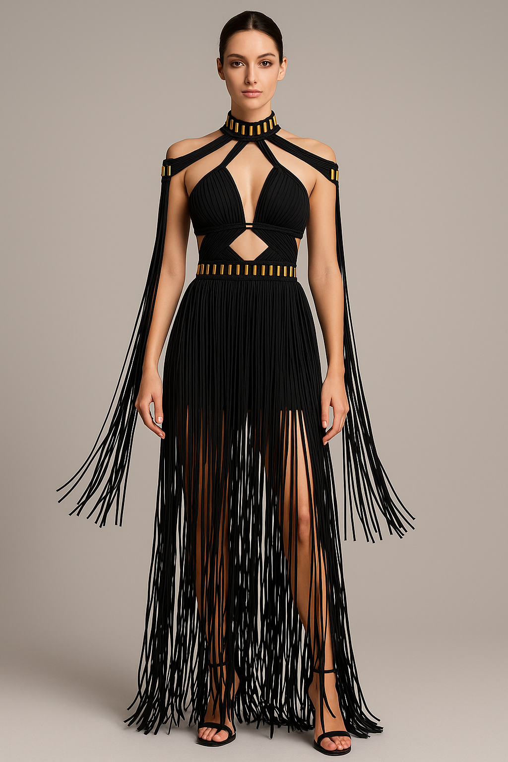VESTIDO DE MACRADAME