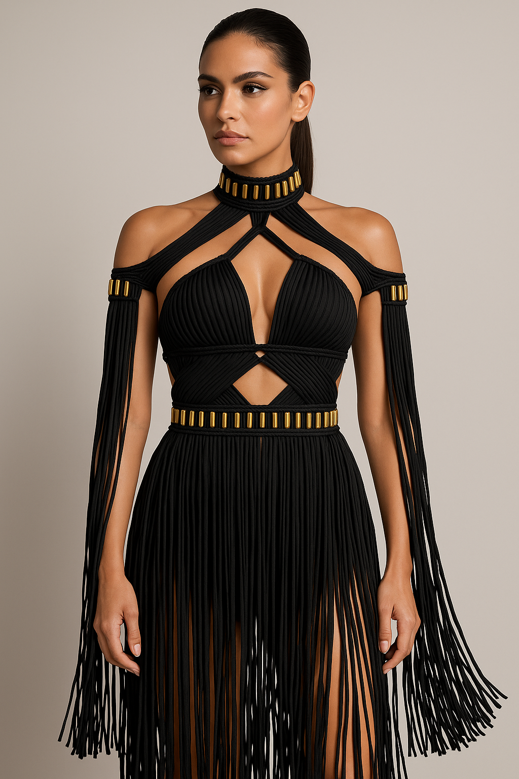 VESTIDO DE MACRADAME