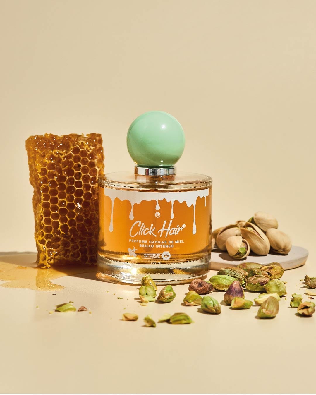 Perfume Capilar de Miel y Pistacho Brillo Intenso Click Hair