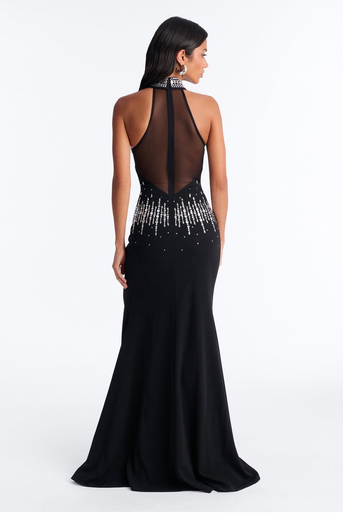 Chloe Rhinestone Embellished Gown