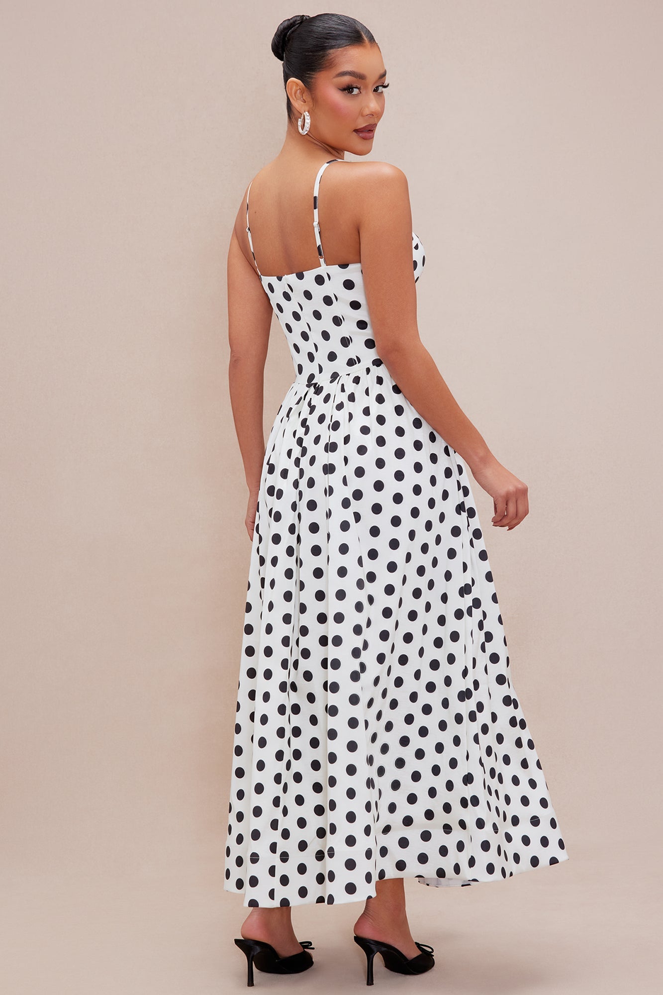 Willow polka Maxi dress