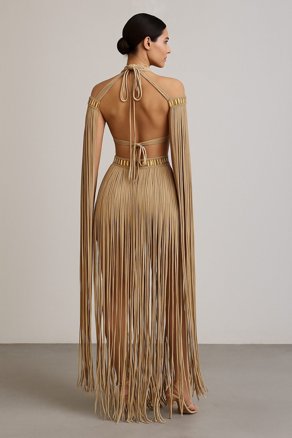 VESTIDO DE MACRADAME