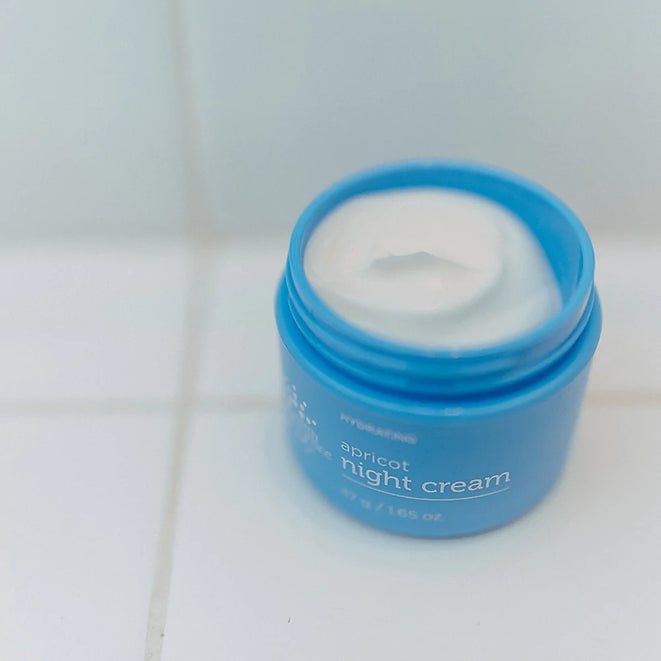 CREMA DE NOCHE DE ALBARICOQUE PARA PIELES SECAS Y SENSIBLES 1.65 OZ. - NIGHT CREAM