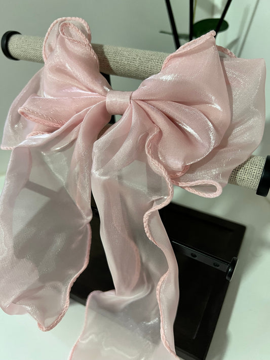 Lazo de chifón rosa pálido 01108