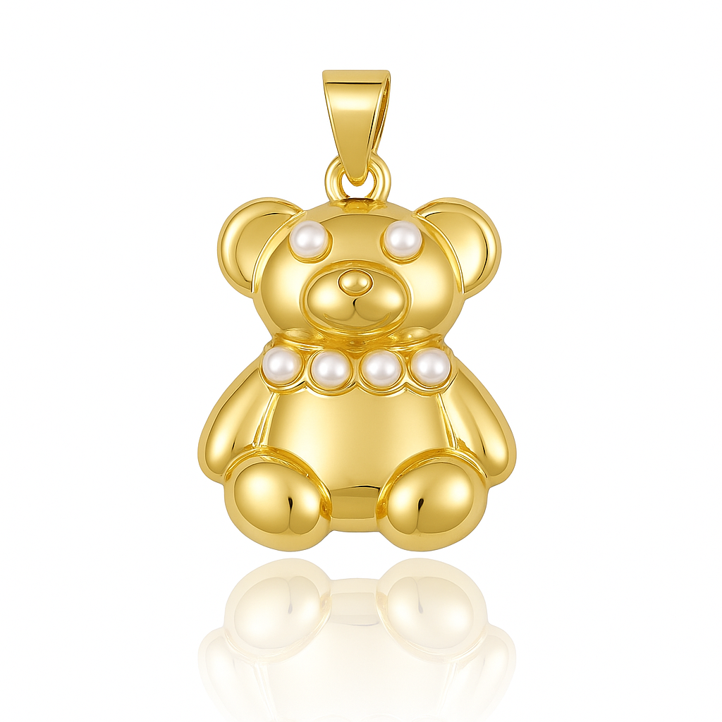 DIJE OSITO CON PERLAS