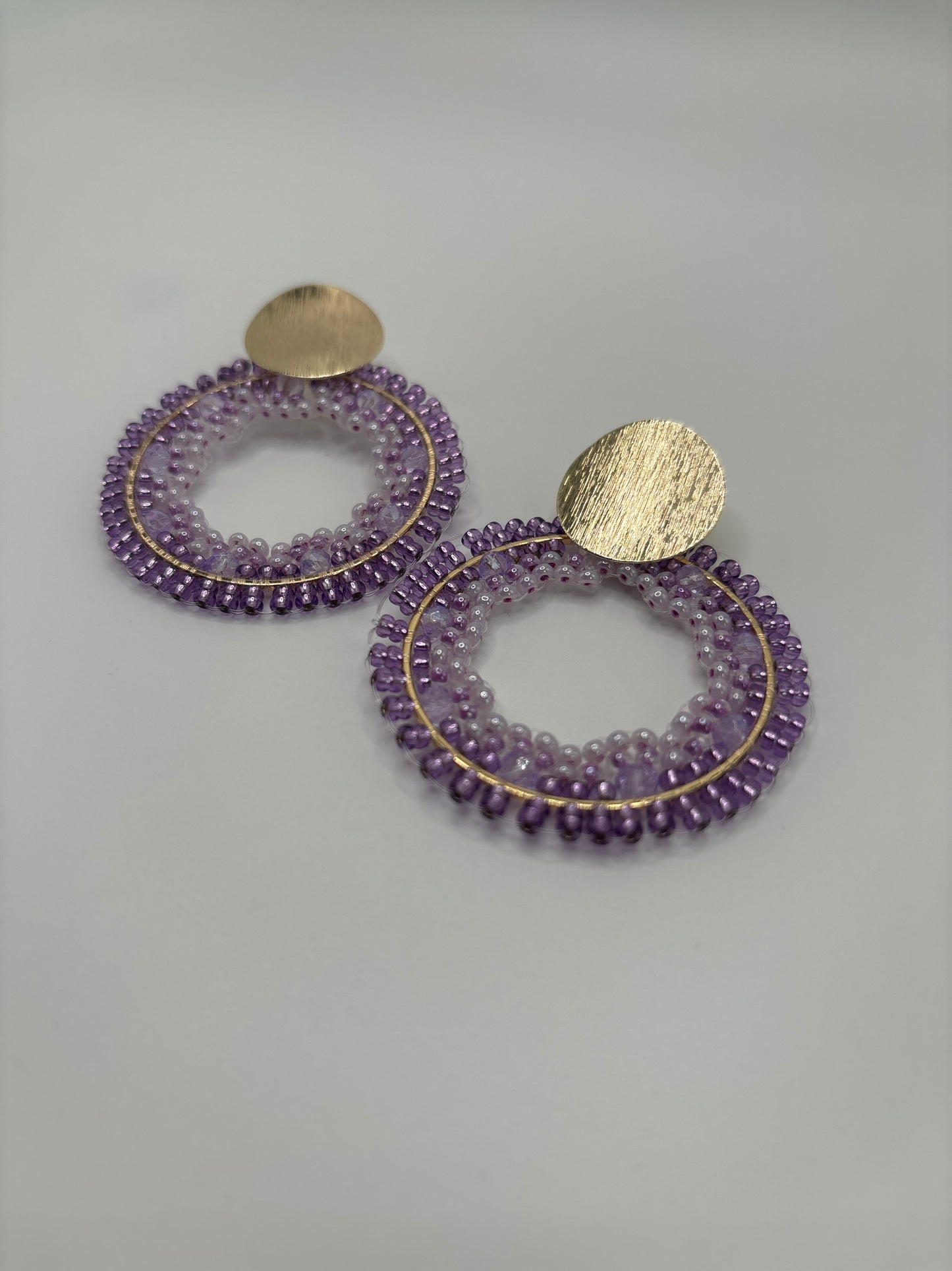 Aretes Handmade Lilac