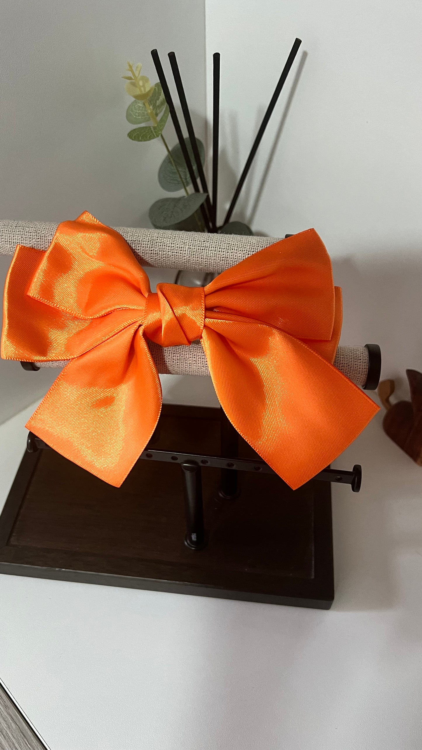 Lazo de satin Naranja 00804