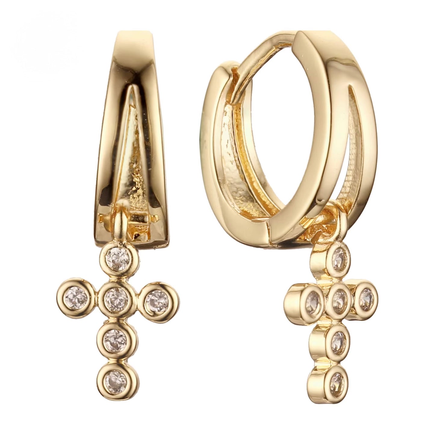 Aretes - huggies medianos