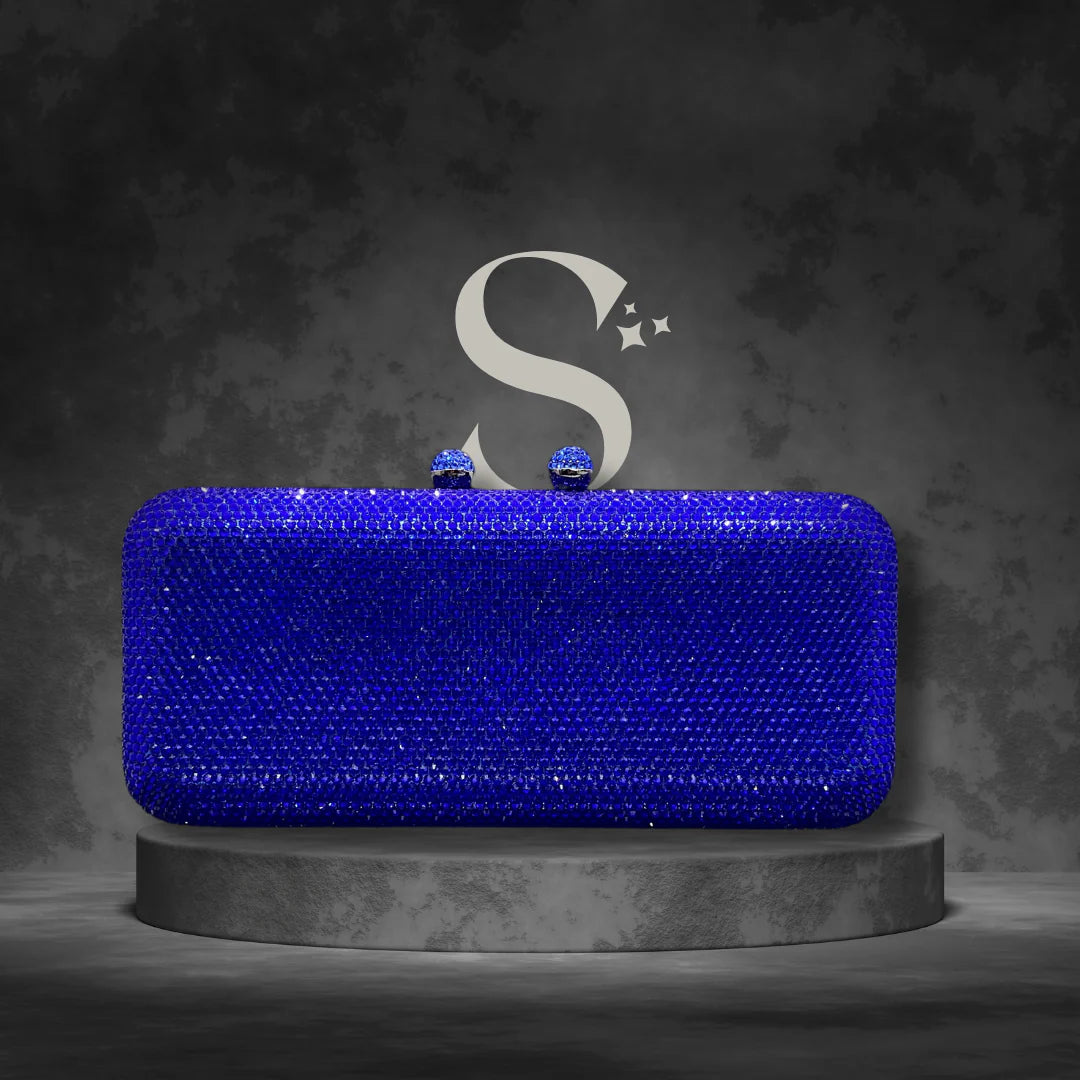 Cartera de Noche Azul Royal