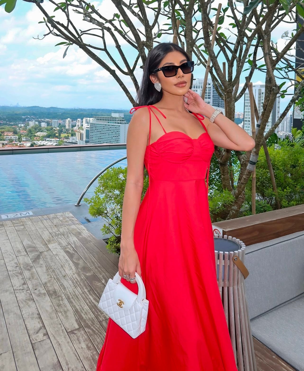 Alison Poplin Maxi dress