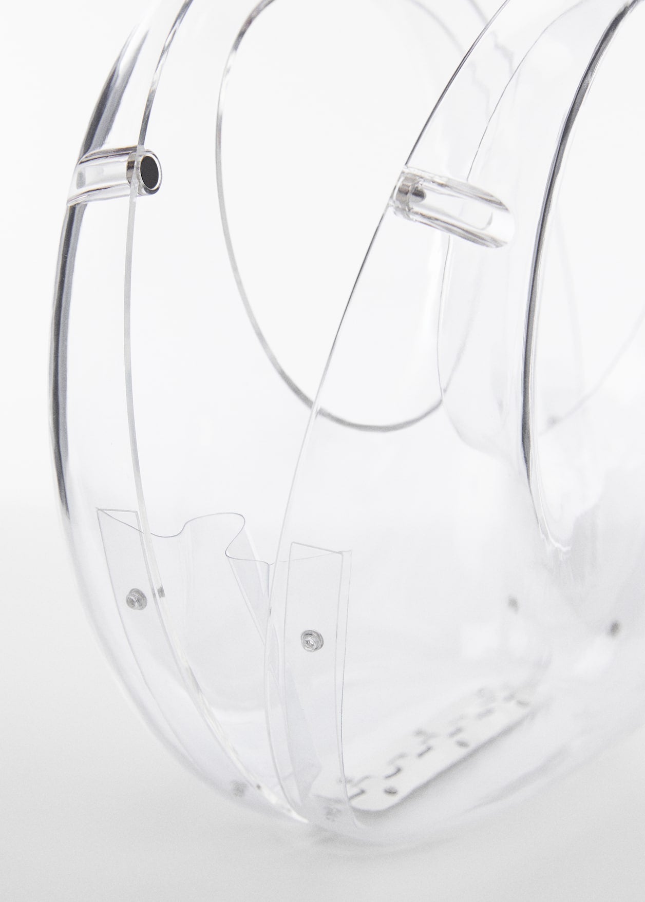 Cartera Acrilica Transparente - estilo handbag