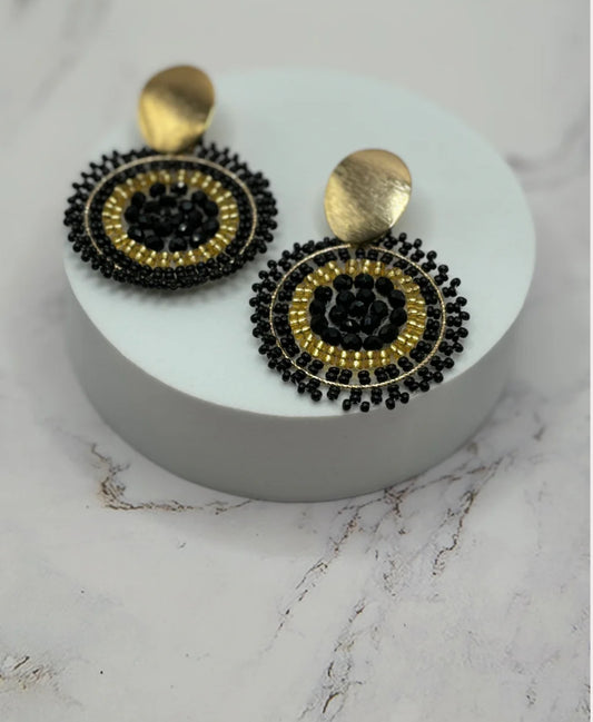 Handmade black & silver