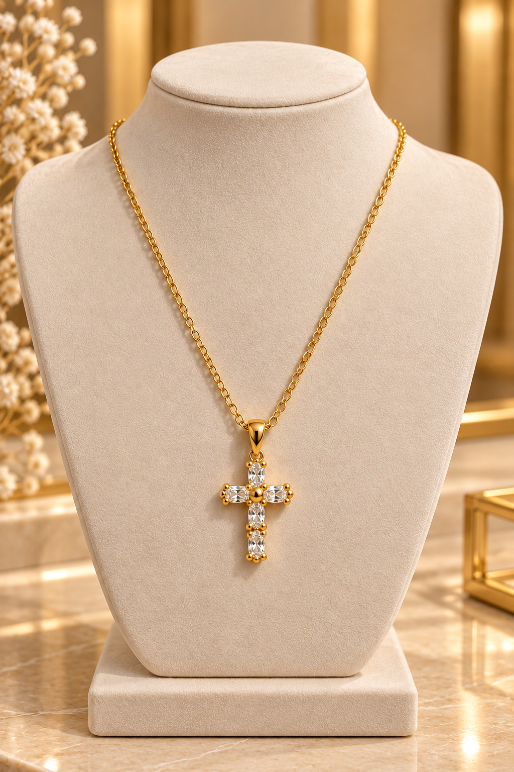 COLLAR BAÑO DE ORO MJ272