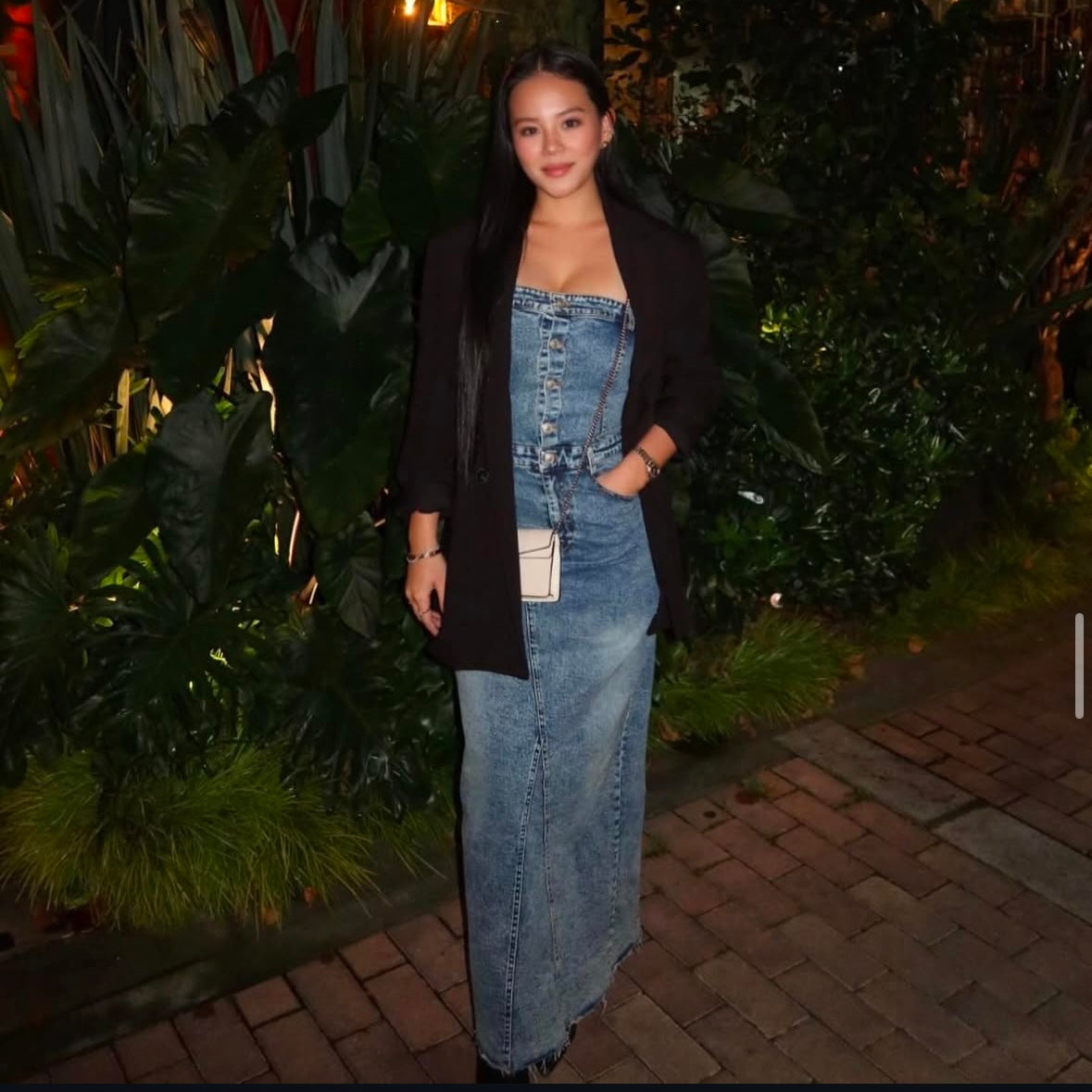 Denim dress