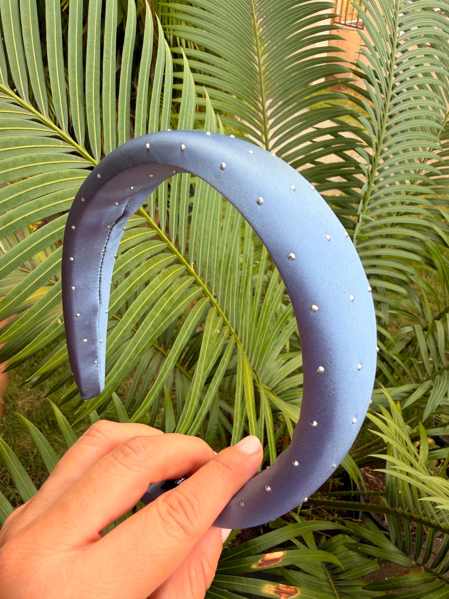 Diadema Celeste con brilli