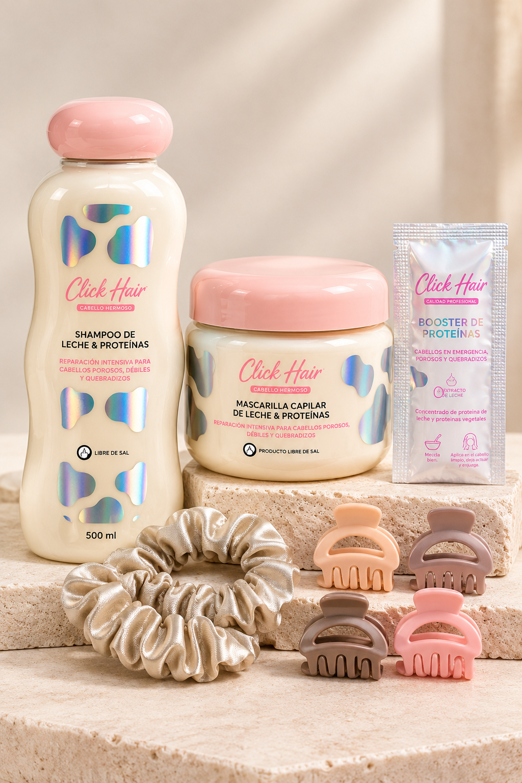 Kit atractiva de leche y proteínas
