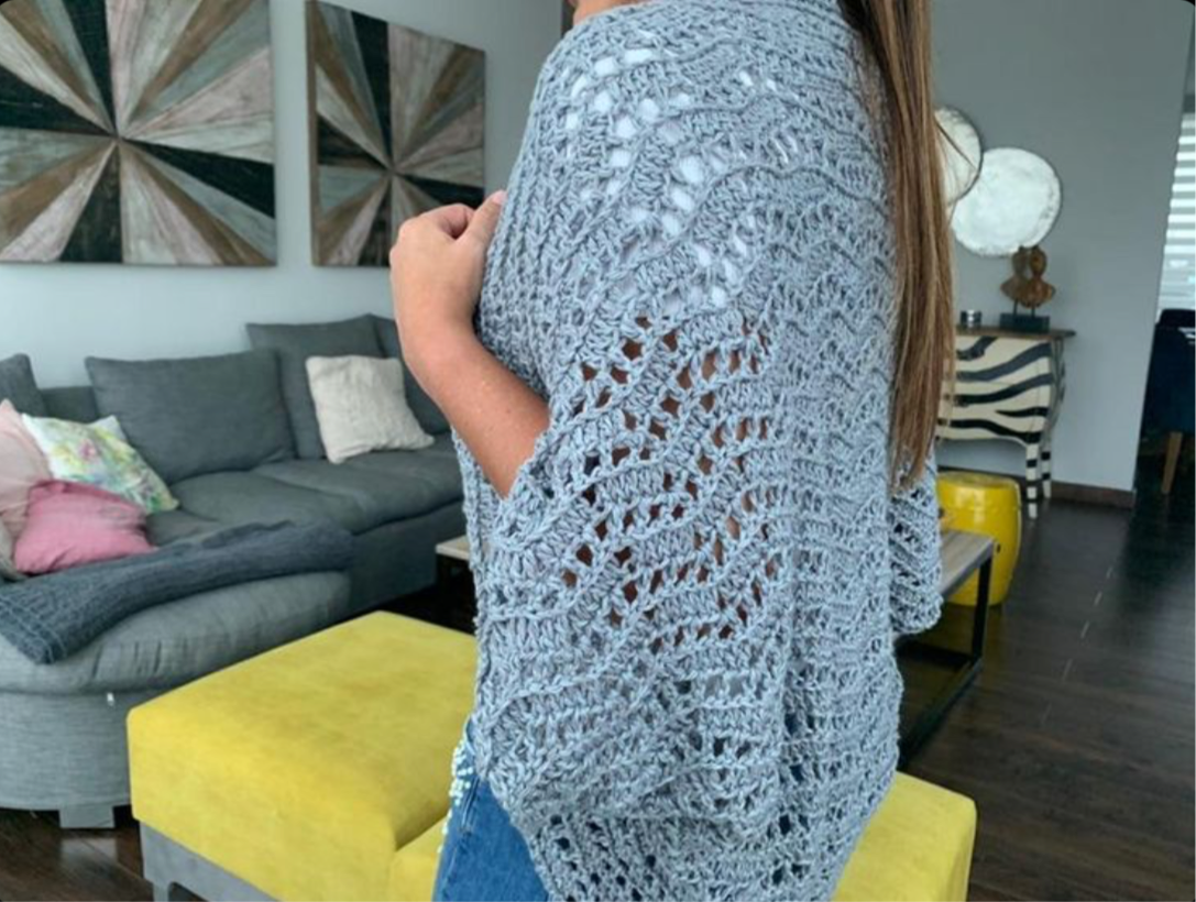 Bolero o Chal gris