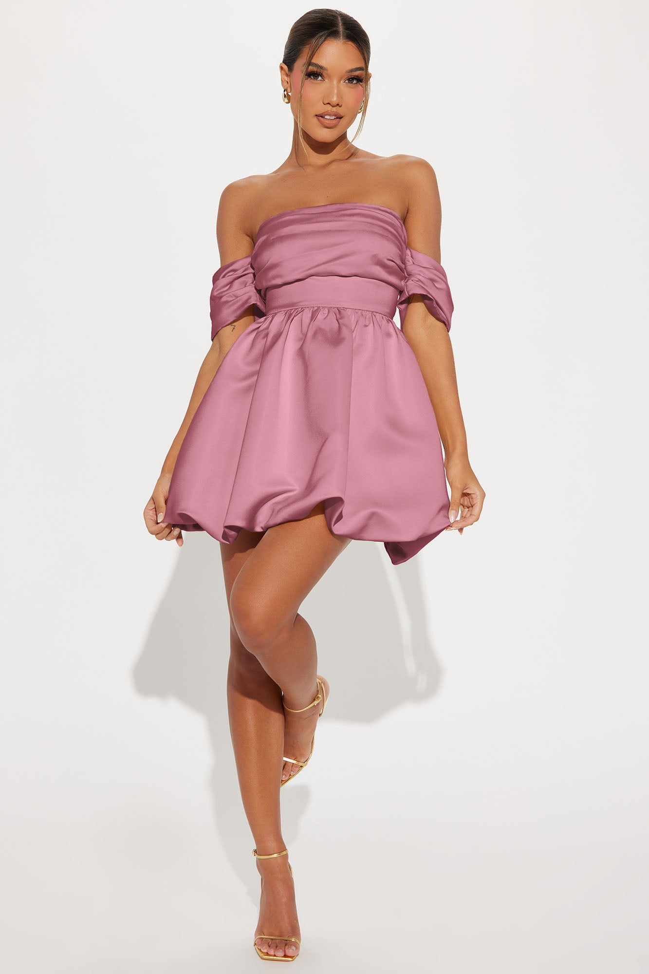 Valeria Satin Mini Dress