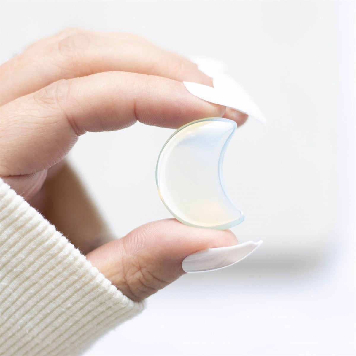 Luna de Cristal de Opalita / Mantente salvaje, hijx de la luna