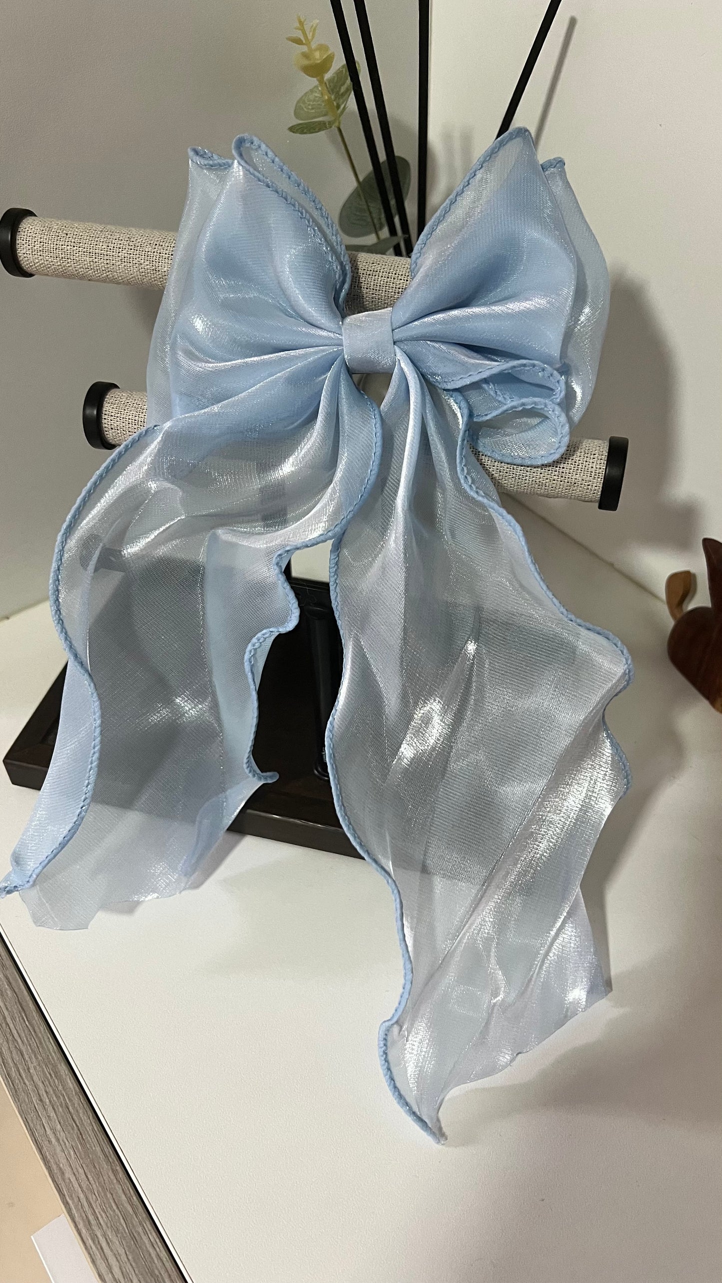 Lazo Chifon celeste