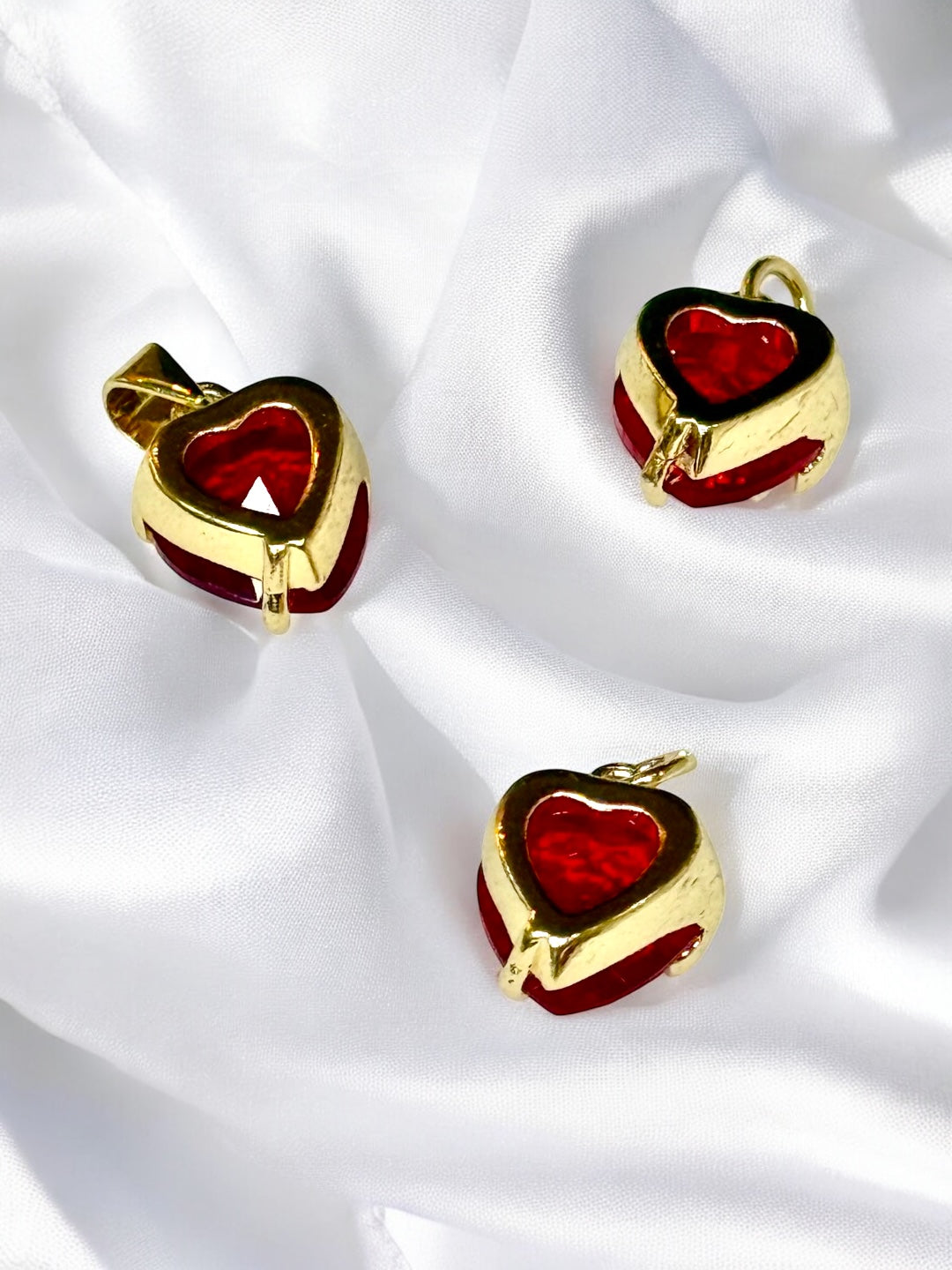 DIJE CORAZON CORAZON DE CRISTAL GOLD GLADE