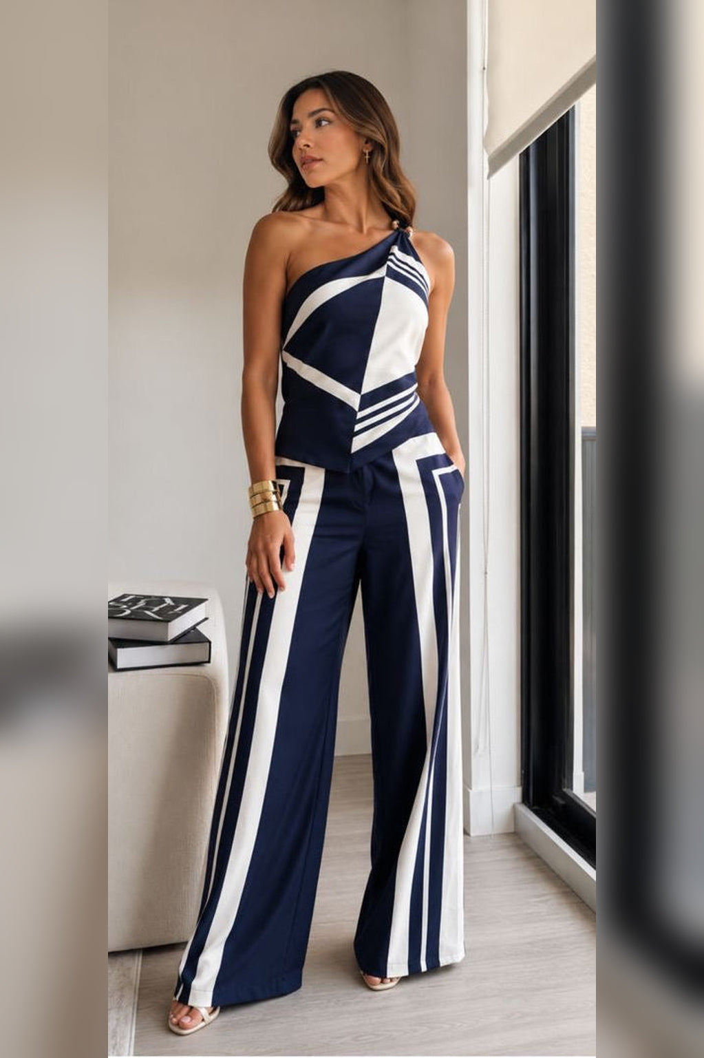 SET BLANCO Y AZUL