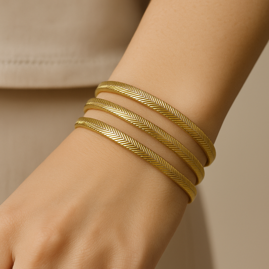 Pulsera - trío de aros