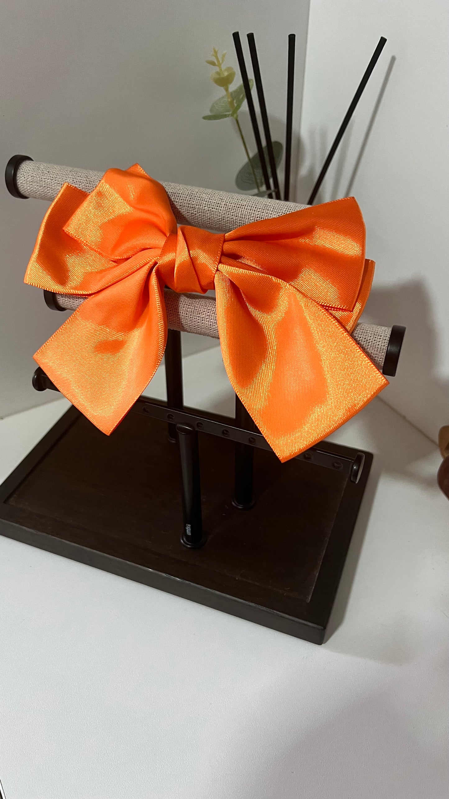 Lazo de satin Naranja 00804