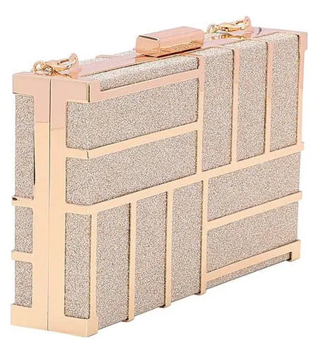 Clutch Escarchado Rosegold